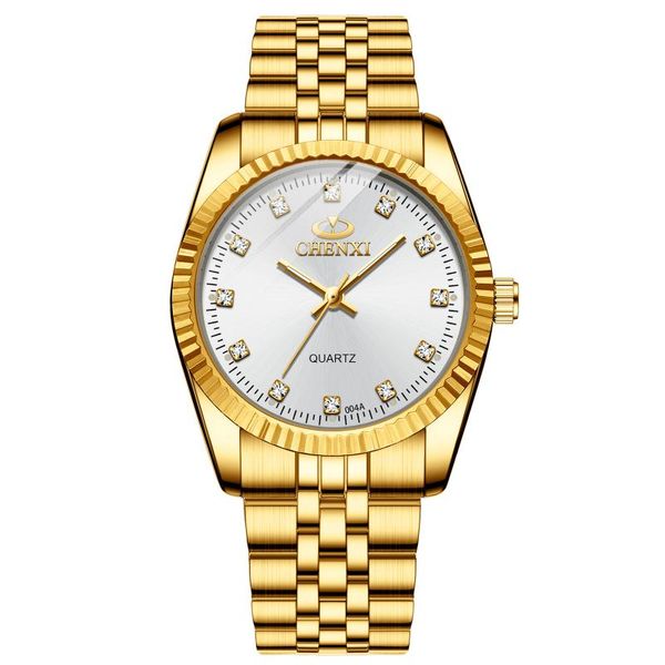 wristwatches drop waterproof business quartz watch luminous stainless steel couple holiday diamond gift, Slivery;brown
wristwatches drop waterproof business quartz watch luminous stainless steel couple holiday diamond gift, Slivery;brown