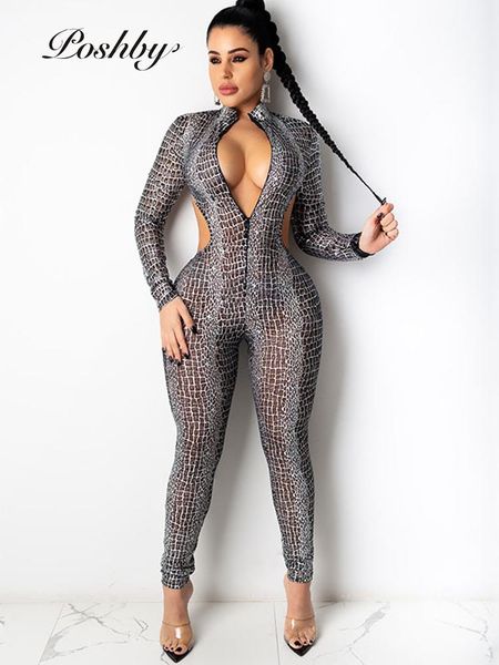 poshby backless lady jumpsuits snaked print autumn long sleeve high street famme overalls hollow out legging skinny rompers women's &, Black;white
poshby backless lady jumpsuits snaked print autumn long sleeve high street famme overalls hollow out legging skinny rompers women's &, Black;white