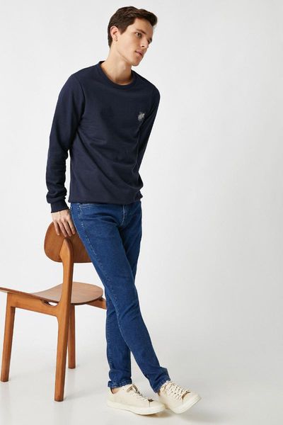 men indigo jean men's jeans 2021, Blue