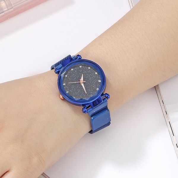 wristwatches 2021 luxury ladies watch magnet stainless steel mesh band starry sky women watches shining quartz feminino wristwatch relogio, Slivery;brown
wristwatches 2021 luxury ladies watch magnet stainless steel mesh band starry sky women watches shining quartz feminino wristwatch relogio, Slivery;brown