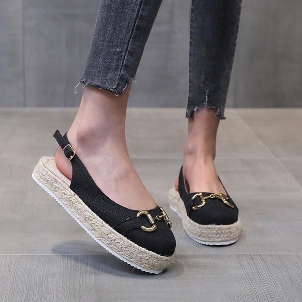 sandals shoes ladies platform 2021 buckle canvas summer comfortable walking casual, Black
sandals shoes ladies platform 2021 buckle canvas summer comfortable walking casual, Black
