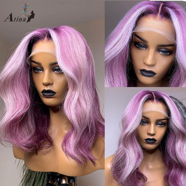 highlight colored purple middle part human hair wig body wave deep invisiable lace wigs for women pre plucked remy1, Black;brown
highlight colored purple middle part human hair wig body wave deep invisiable lace wigs for women pre plucked remy1, Black;brown