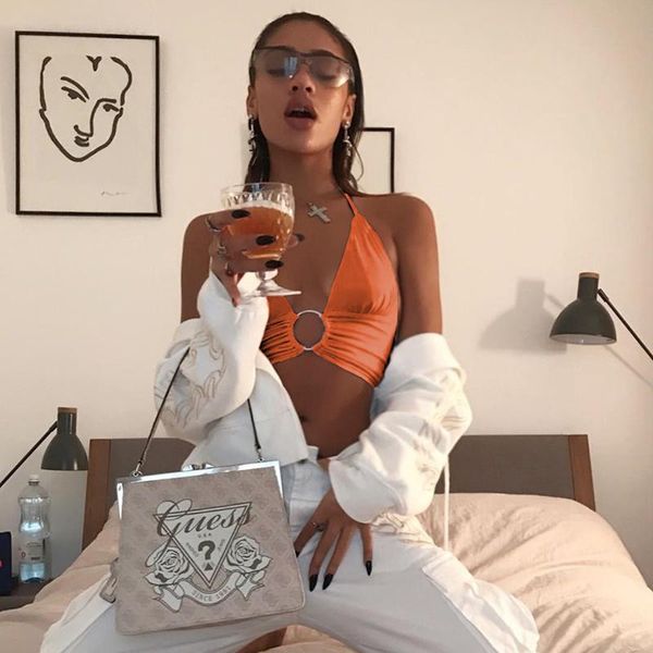 women's tanks & camis heyoungirl halter backless crop tank women fashion bandage cropped woman sleeveless cropstreetwear summer, White
women's tanks & camis heyoungirl halter backless crop tank women fashion bandage cropped woman sleeveless cropstreetwear summer, White