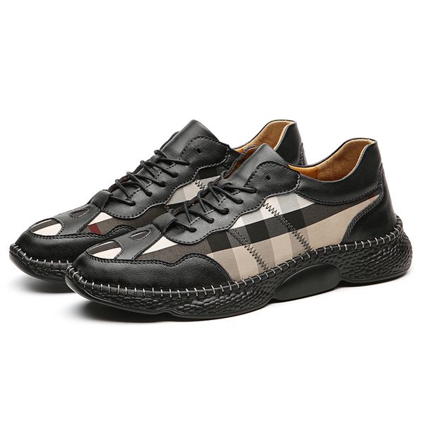 new mens plus size handmade leather shoes man fashion casual business shoes flats soft light casual sneakers men shoes, Black
new mens plus size handmade leather shoes man fashion casual business shoes flats soft light casual sneakers men shoes, Black
