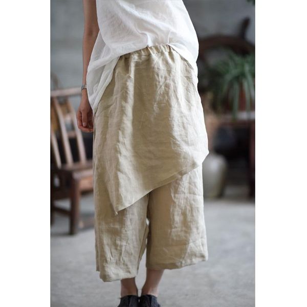 women's pants & capris women loose ramie summer ladies retro solid color calf length female 2021 vintage harem trousers, Black;white
women's pants & capris women loose ramie summer ladies retro solid color calf length female 2021 vintage harem trousers, Black;white