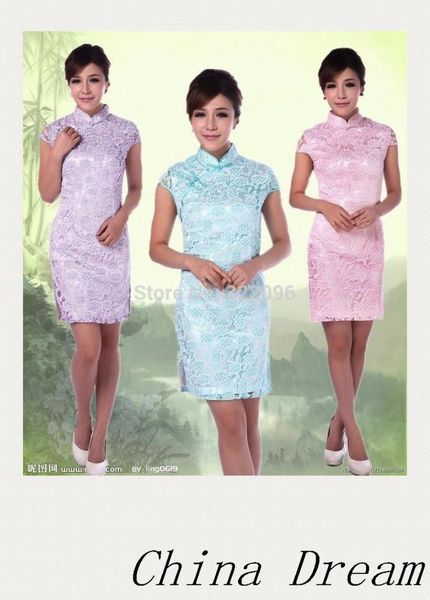 shanghai story traditional chinese clothing women's lace cheong-sam mini qipao dress flower embroidery cheongsam jy016 ethnic, Red
shanghai story traditional chinese clothing women's lace cheong-sam mini qipao dress flower embroidery cheongsam jy016 ethnic, Red