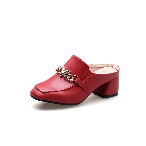 the 2021 square thick with restoring ancient ways baotou half dragged in 32-4600 take lazy man shoes sandals, Black
the 2021 square thick with restoring ancient ways baotou half dragged in 32-4600 take lazy man shoes sandals, Black