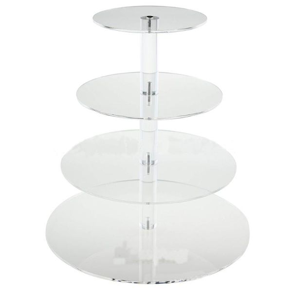 other bakeware 4 tier transparent acrylic cake display stand for party wedding birthday round removable cupcake holder
other bakeware 4 tier transparent acrylic cake display stand for party wedding birthday round removable cupcake holder