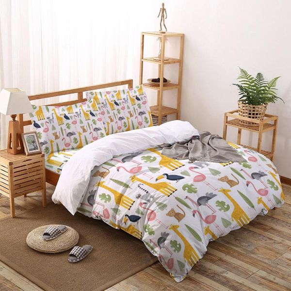 bedding sets lovely pictures of forest animals printed set 2/3/4pcs quilt cover duvet twin full king home textile
bedding sets lovely pictures of forest animals printed set 2/3/4pcs quilt cover duvet twin full king home textile