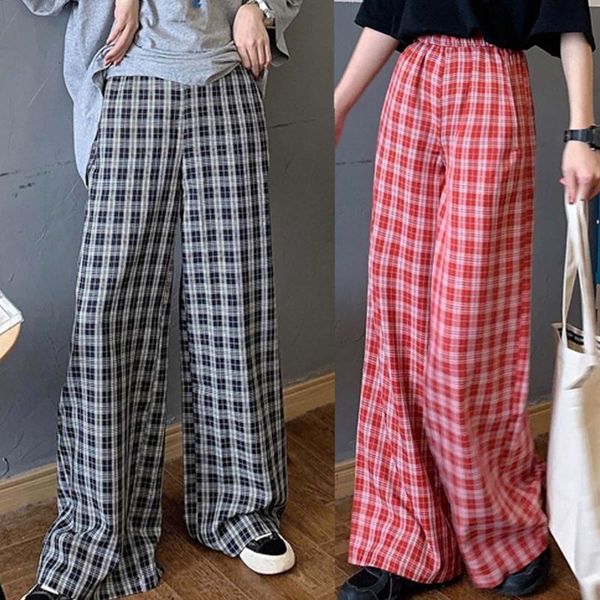 women's pants & capris women casual plaid printing loose high waist ladies wide leg long lounge comfy pajama sweatpants sweet homewear, Black;white
women's pants & capris women casual plaid printing loose high waist ladies wide leg long lounge comfy pajama sweatpants sweet homewear, Black;white