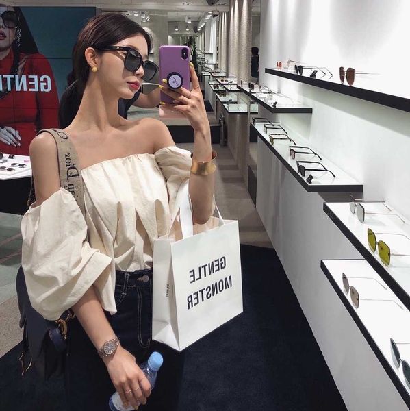 korean chic temperament puff sleeve strapless blouse women slash neck off shoulder summer blusas de mujer shirts 210610, White
korean chic temperament puff sleeve strapless blouse women slash neck off shoulder summer blusas de mujer shirts 210610, White
