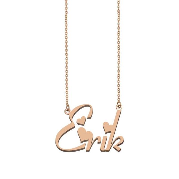 pendant necklaces erik name necklace , custom for women girls friends birthday wedding christmas mother days gift, Silver
pendant necklaces erik name necklace , custom for women girls friends birthday wedding christmas mother days gift, Silver