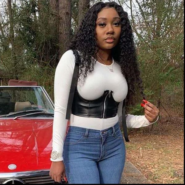 joskaa bag women camis buckles pu leather zipper under bust corset sleeveless motorcycle crop slim fit womens vest camisole, White
joskaa bag women camis buckles pu leather zipper under bust corset sleeveless motorcycle crop slim fit womens vest camisole, White