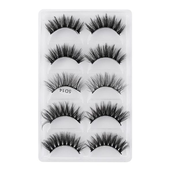 false eyelashes 5 pairs 5d faux mink lashes wispy fluffy soft natural long handmade eyelash extension fashion makeup tool
false eyelashes 5 pairs 5d faux mink lashes wispy fluffy soft natural long handmade eyelash extension fashion makeup tool
