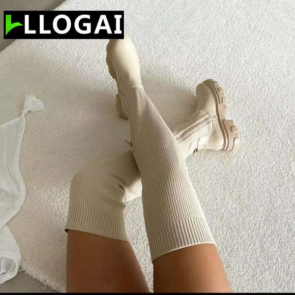boots 2021 flats shoes thick sole autumn winter breathable knitting upper women thigh high stretch round toe plus size 43, Black
boots 2021 flats shoes thick sole autumn winter breathable knitting upper women thigh high stretch round toe plus size 43, Black