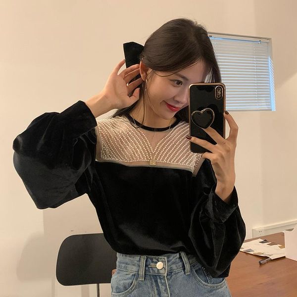 women's blouses & shirts all-match fashion harbour wind korean clothes spring/autumn clothing vintage women blouse o-neck long sleeve t, White
women's blouses & shirts all-match fashion harbour wind korean clothes spring/autumn clothing vintage women blouse o-neck long sleeve t, White