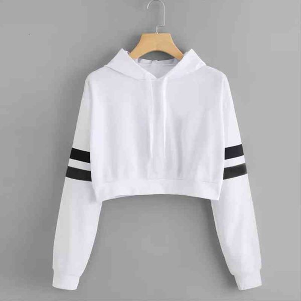 cropped hoodie womens casual solid long sleeve hoodie hooded pullover blouse harajuku sudadera mujer, Black
cropped hoodie womens casual solid long sleeve hoodie hooded pullover blouse harajuku sudadera mujer, Black
