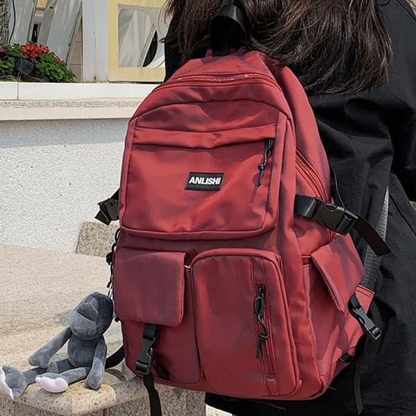 nylon women backpack female multi-pocket travel rucksack student school bags for teenage girls boys satchel 2021
nylon women backpack female multi-pocket travel rucksack student school bags for teenage girls boys satchel 2021