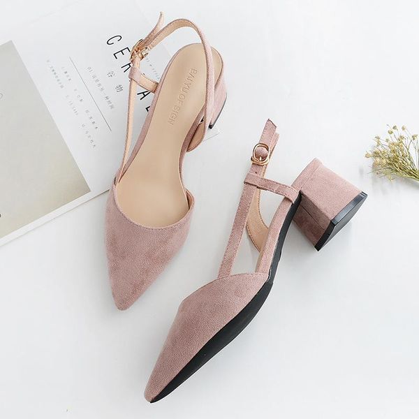 dress shoes 5.5cm spring korean version of a word buckle baotou sandals female thick with women small fresh pointed women's, Black
dress shoes 5.5cm spring korean version of a word buckle baotou sandals female thick with women small fresh pointed women's, Black