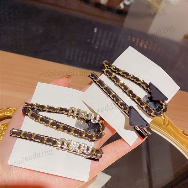 personalized chain hair clips rhinestone letter headwear novelty design triangular pattern barrettes fashion casual hairpin for women, Golden;silver
personalized chain hair clips rhinestone letter headwear novelty design triangular pattern barrettes fashion casual hairpin for women, Golden;silver
