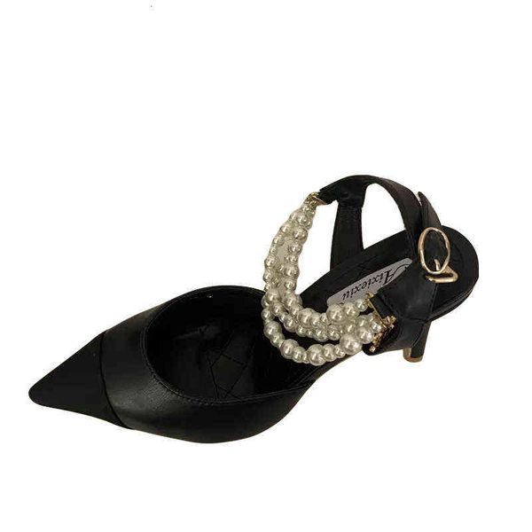 2021 summer fashion color matching high-heeled sandals pearl line buckle thin heel women's sho
2021 summer fashion color matching high-heeled sandals pearl line buckle thin heel women's sho