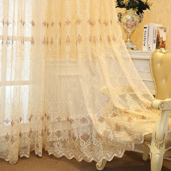 beige yellow embroidery tulle for living room curtain window drapes bedroom thin voile m072z &
beige yellow embroidery tulle for living room curtain window drapes bedroom thin voile m072z &