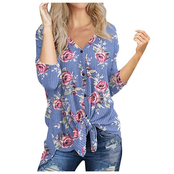 women's blouses & shirts women knit blouse floral printed v-neck loose vintage long-sleeve button bow shirt autumn stitching plus size, White
women's blouses & shirts women knit blouse floral printed v-neck loose vintage long-sleeve button bow shirt autumn stitching plus size, White