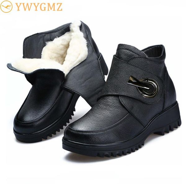 boots warm wool leather cowhide for women winter genuine flat platform 2021 plush snow, Black
boots warm wool leather cowhide for women winter genuine flat platform 2021 plush snow, Black