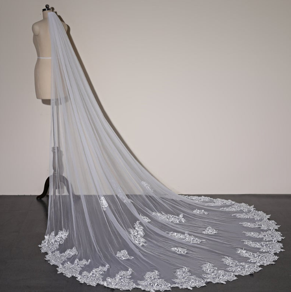 bridal veils royal exquisite lace veil, floral soft tulle long church wedding hand, Black
bridal veils royal exquisite lace veil, floral soft tulle long church wedding hand, Black