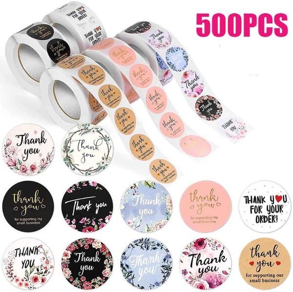 gift wrap 500pcs/roll thank you round sticker scrapbook envelope seal flower decoration stationery label 13 styles
gift wrap 500pcs/roll thank you round sticker scrapbook envelope seal flower decoration stationery label 13 styles