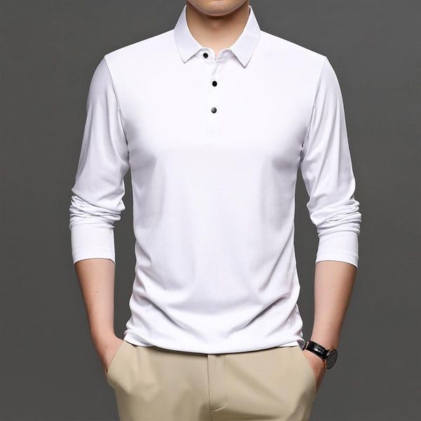 men's t-shirts 2021 spring and autumn lapel tees men long-sleeved t shirt jke2105, White;black
men's t-shirts 2021 spring and autumn lapel tees men long-sleeved t shirt jke2105, White;black