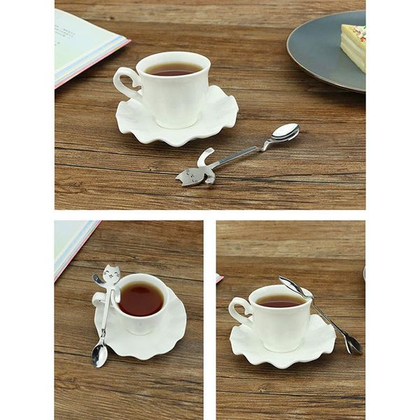 spoons tea dessert spoon cute cat stainless steel stirring teaspoon long handle tableware gold
spoons tea dessert spoon cute cat stainless steel stirring teaspoon long handle tableware gold