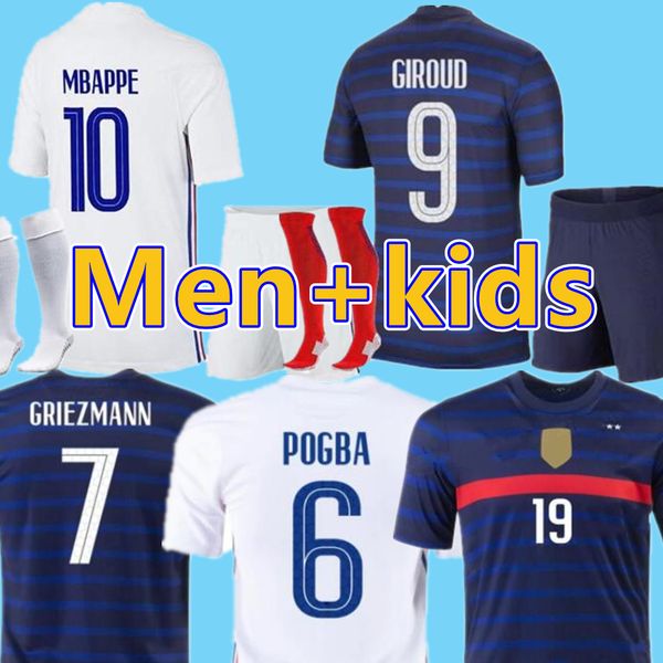 new 2021 2022 france soccer jersey 2 stars mbappe benzema griezmann kante pogba maillot de foot euro 20 21 kids kits + socks set football sh, Black
new 2021 2022 france soccer jersey 2 stars mbappe benzema griezmann kante pogba maillot de foot euro 20 21 kids kits + socks set football sh, Black