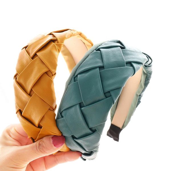 hair accessories 2021 women hairband bezel vintage pu headband fashion simple headdress girls pure color hoop f332
hair accessories 2021 women hairband bezel vintage pu headband fashion simple headdress girls pure color hoop f332
