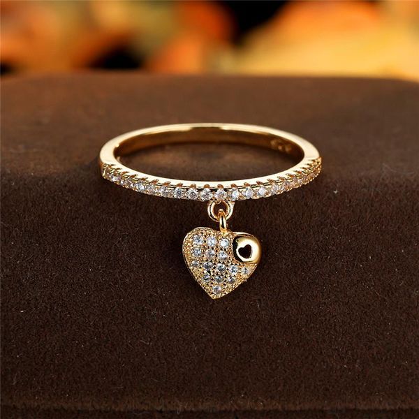 wedding rings vintage female crystal heart pendant ring cute gold silver color engagement charm white zircon for women, Slivery;golden
wedding rings vintage female crystal heart pendant ring cute gold silver color engagement charm white zircon for women, Slivery;golden