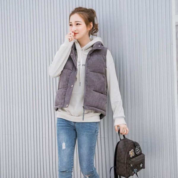 women's vests women zipper pockets down cotton padded short vest female thicken winter warm gray beige jacket outerwear plus size m-xxx, Black;white
women's vests women zipper pockets down cotton padded short vest female thicken winter warm gray beige jacket outerwear plus size m-xxx, Black;white