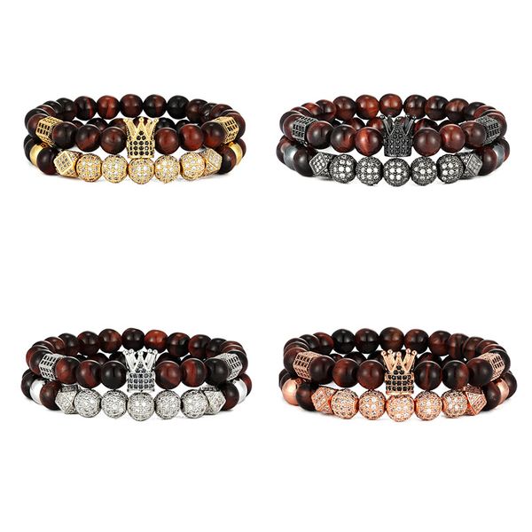 copper crown charm bracelet 8mm natural red tiger eye beads strands bracelets jewelry, Golden;silver
copper crown charm bracelet 8mm natural red tiger eye beads strands bracelets jewelry, Golden;silver