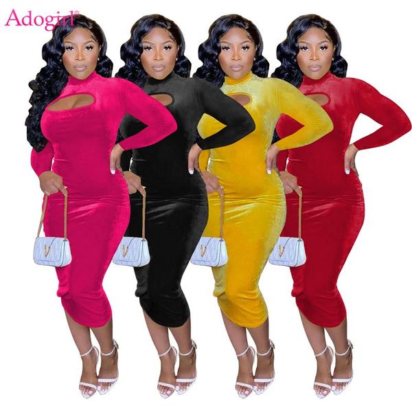 casual dresses adogirl hollow out velvet midi dress women turtleneck long sleeve bodycon party clubwear christmas outfits female vestid, Black;gray
casual dresses adogirl hollow out velvet midi dress women turtleneck long sleeve bodycon party clubwear christmas outfits female vestid, Black;gray
