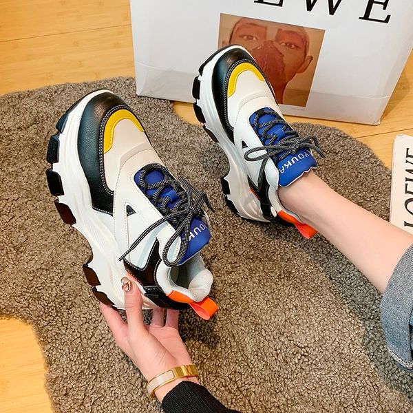 women chunky sneakers 2021 spring high platform sneakers ladies brand wedges casual shoes for woman leather sports dad shoes 7cm
women chunky sneakers 2021 spring high platform sneakers ladies brand wedges casual shoes for woman leather sports dad shoes 7cm