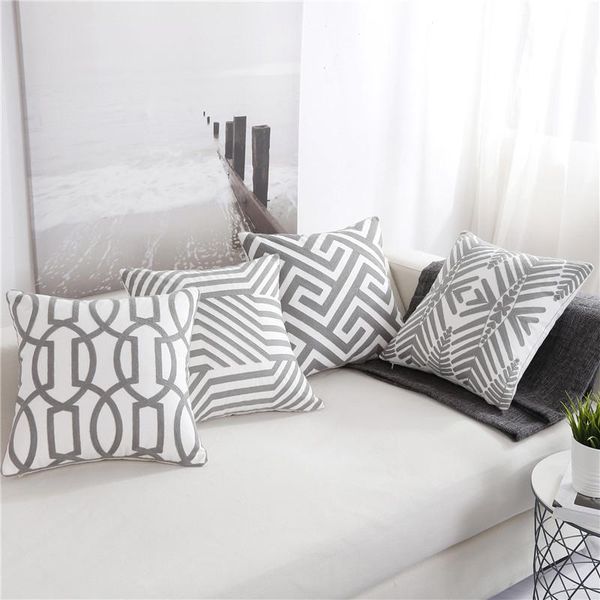 cushion/decorative pillow grey series embroidery geometric cushion cover 45x45cm decorative sofa bed back square lumbar
cushion/decorative pillow grey series embroidery geometric cushion cover 45x45cm decorative sofa bed back square lumbar