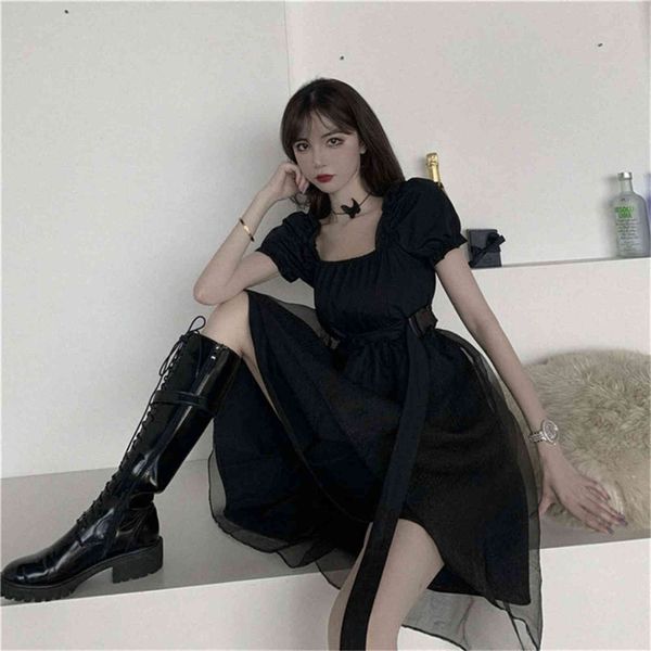 casual dresses asymmetric mesh gothic dress women puff sleeve vintage square neck high waist summer fashion retro party v3un, Black;gray
casual dresses asymmetric mesh gothic dress women puff sleeve vintage square neck high waist summer fashion retro party v3un, Black;gray
