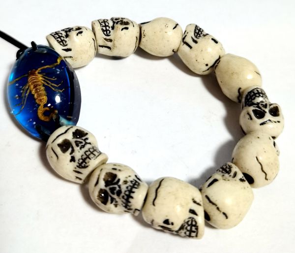 gothic mens real scorpion skull bracelet ethnic retro style skull biker male rock punk jewelry gift, Black
gothic mens real scorpion skull bracelet ethnic retro style skull biker male rock punk jewelry gift, Black