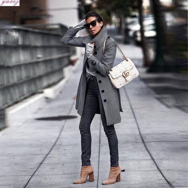 women's trench coats 2021 elegant wool blends women plus size solid single breasted autumn long overcoat office ladies causal streetwea, Tan;black
women's trench coats 2021 elegant wool blends women plus size solid single breasted autumn long overcoat office ladies causal streetwea, Tan;black