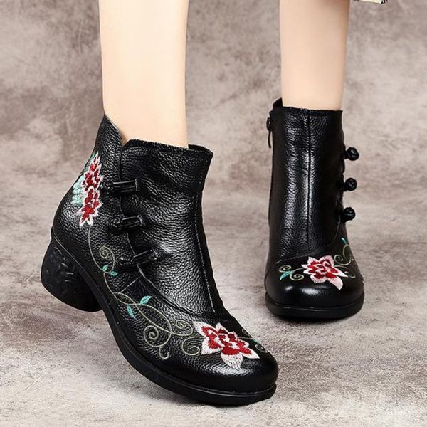 boots johnature genuine leather shoes women 2021 embroider winter national style zip handmade concise leisure platform, Black
boots johnature genuine leather shoes women 2021 embroider winter national style zip handmade concise leisure platform, Black