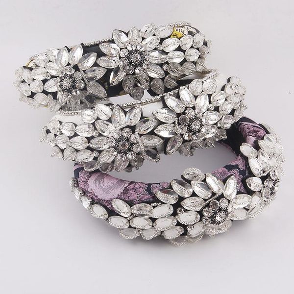 hair clips & barrettes transparent crystal big flower sponge headband colorful gem baroque headbands for women luxury accessories 850, Golden;silver
hair clips & barrettes transparent crystal big flower sponge headband colorful gem baroque headbands for women luxury accessories 850, Golden;silver
