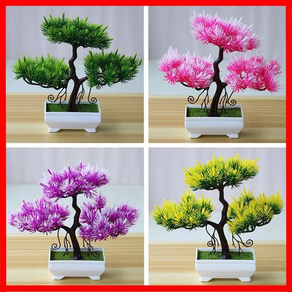 decorative flowers & wreaths artificial green plant bonsai simulation plastic small tree pot ornaments home table garden decor diy lifelike
decorative flowers & wreaths artificial green plant bonsai simulation plastic small tree pot ornaments home table garden decor diy lifelike