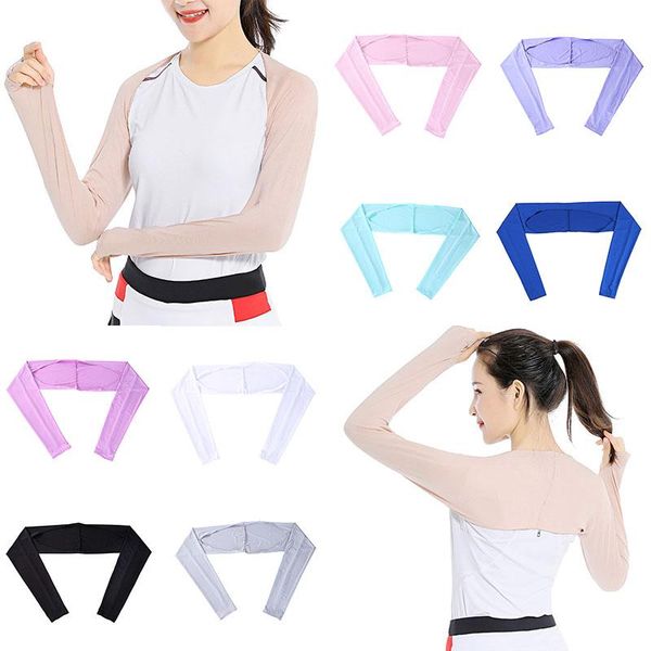 cycling gloves arm sleeve one-piece long shoulder sleeves sunscreen scarf elbow cuffs thin cover fake outdoor riding, Black
cycling gloves arm sleeve one-piece long shoulder sleeves sunscreen scarf elbow cuffs thin cover fake outdoor riding, Black