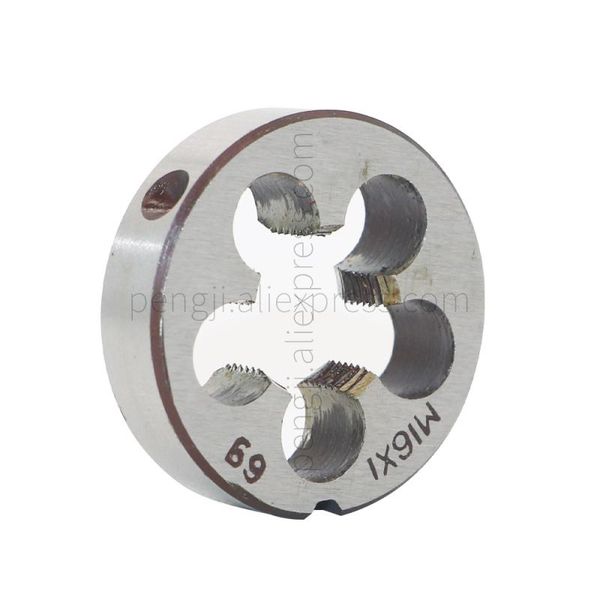 16mm x 1 metric right hand round die, machine thread die m16 1mm pitch for mold machining, alloy steel material. tools
16mm x 1 metric right hand round die, machine thread die m16 1mm pitch for mold machining, alloy steel material. tools