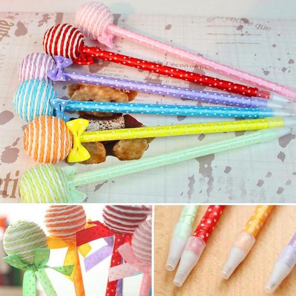 pcs/lot school supplies lollipop ballpoint pen creative stationery candy shape writing pens material escolar, Blue;orange
pcs/lot school supplies lollipop ballpoint pen creative stationery candy shape writing pens material escolar, Blue;orange