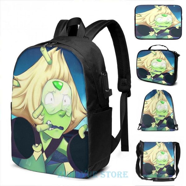 backpack steven universe and the crystal gems peridot usb charge men school bags women bag travel laptop
backpack steven universe and the crystal gems peridot usb charge men school bags women bag travel laptop